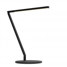 Koncept Inc ZBD1000-W-MTB-DSK - Z-Bar Solo Desk Lamp Gen 4 (Warm Light; Matte Black) with Desk Base